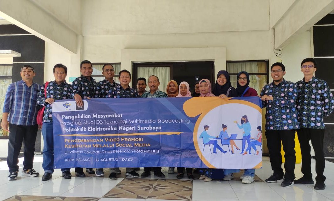 Kunjungi Dinas Kesehatan Kota Malang, Prodi D3 MMB Serahkan Video Animasi Kesehatan